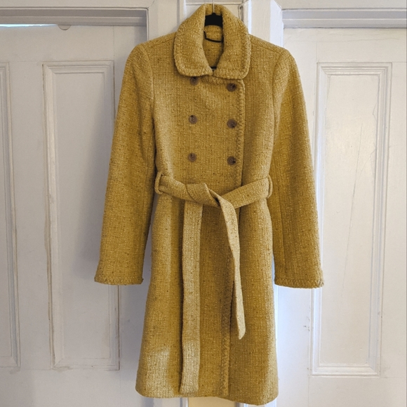 Vintage J Crew Wool Tweed Coat - Picture 2 of 13